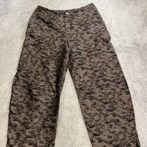 Camo Wide Leg Pants